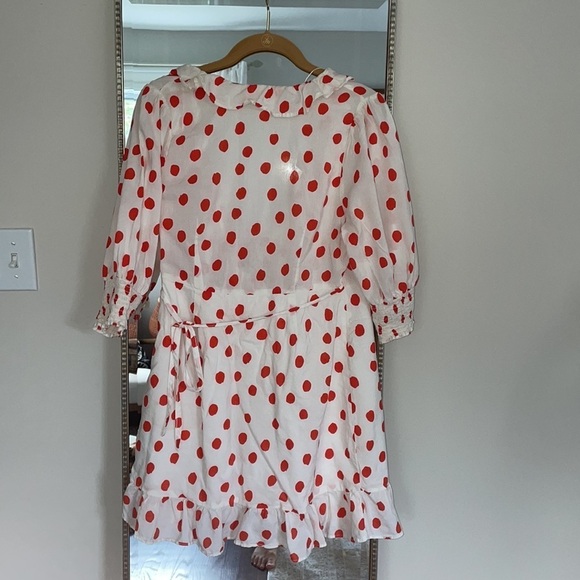 Rixo X Target Polkadot Wrap Mini Dress - Picture 3 of 9